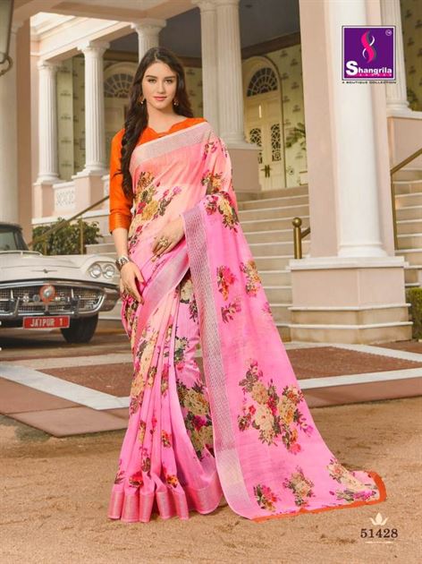 Shangrila present Jaipuri Linen vol 2 Linen Rich Collection Of Linen Sarees collection