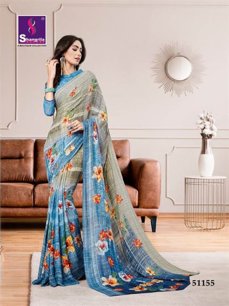 Shangrila present Mahek Heavy Georgette Saree catalogue