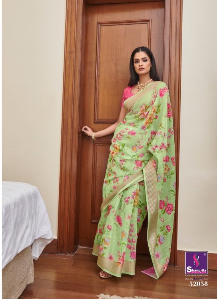 Shangrila presents  Jaipuri Linen vol  4 Rich Collection  saree