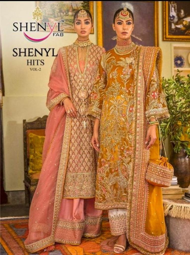 Shenyl  vol 2 Embroidery Pakistani Salwar Suits Collection