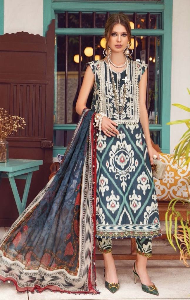 Shraddha M Print Vol 17 Lawn Cotton Patchwork Pakistani Salwar Suits