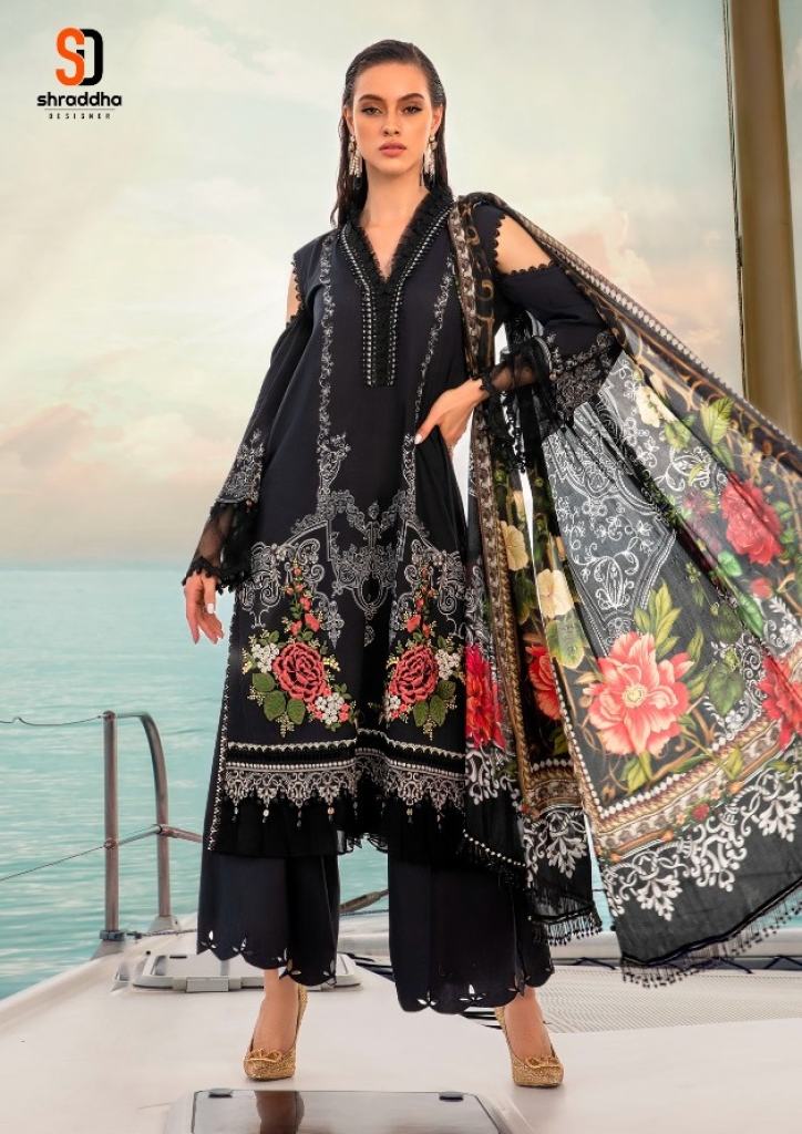 Shraddha M Print  vol 12 Lawn Cotton printed Pakistani Salwar Kameez