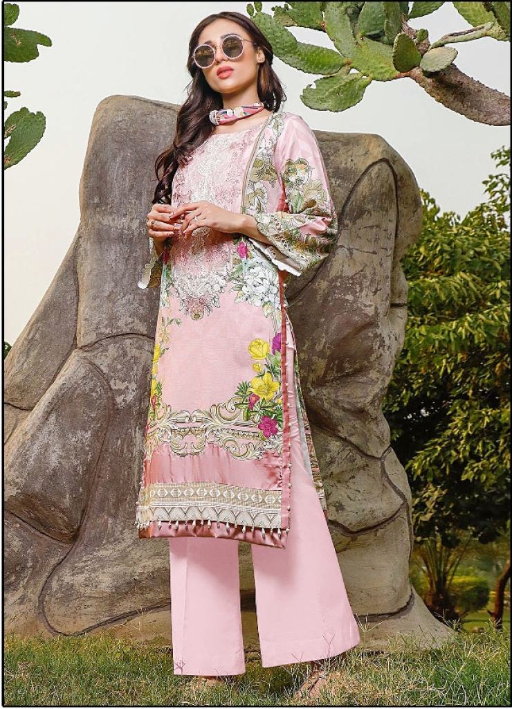 Shraddha Mahgul  vol 4  catalog Lawn Printed Pakistani Salwar Kameez