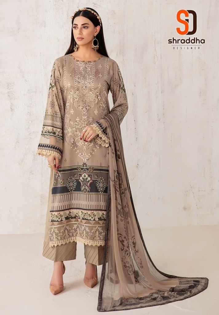Shraddha Ramsha Vol 1 Lawn  Cotton  Pakistani Suit Collection 