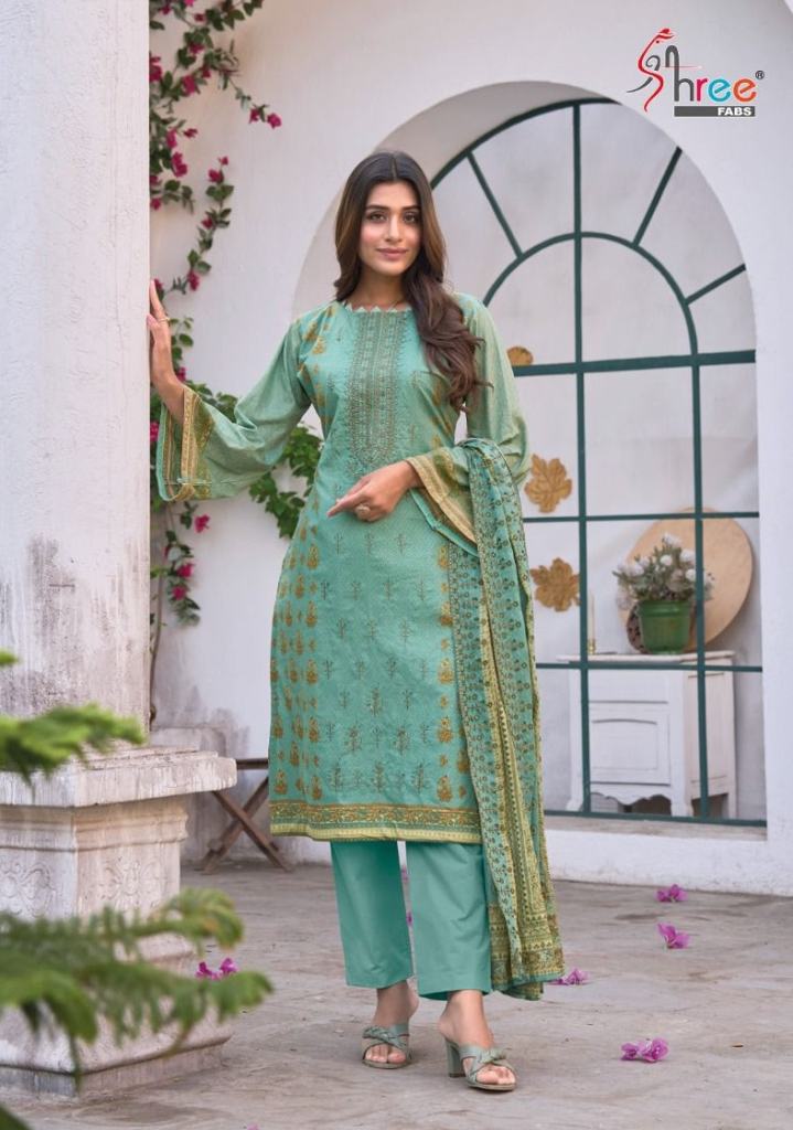 Shree Bin Saeed Lawn Collection Vol 4 Cotton Salwar Kameez