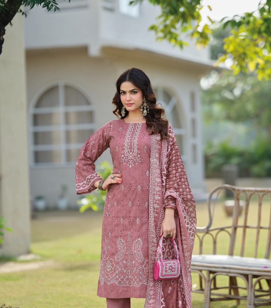 Shree Bin Saeed Lawn Collection Vol 28 Embroidered Pakistani Suit