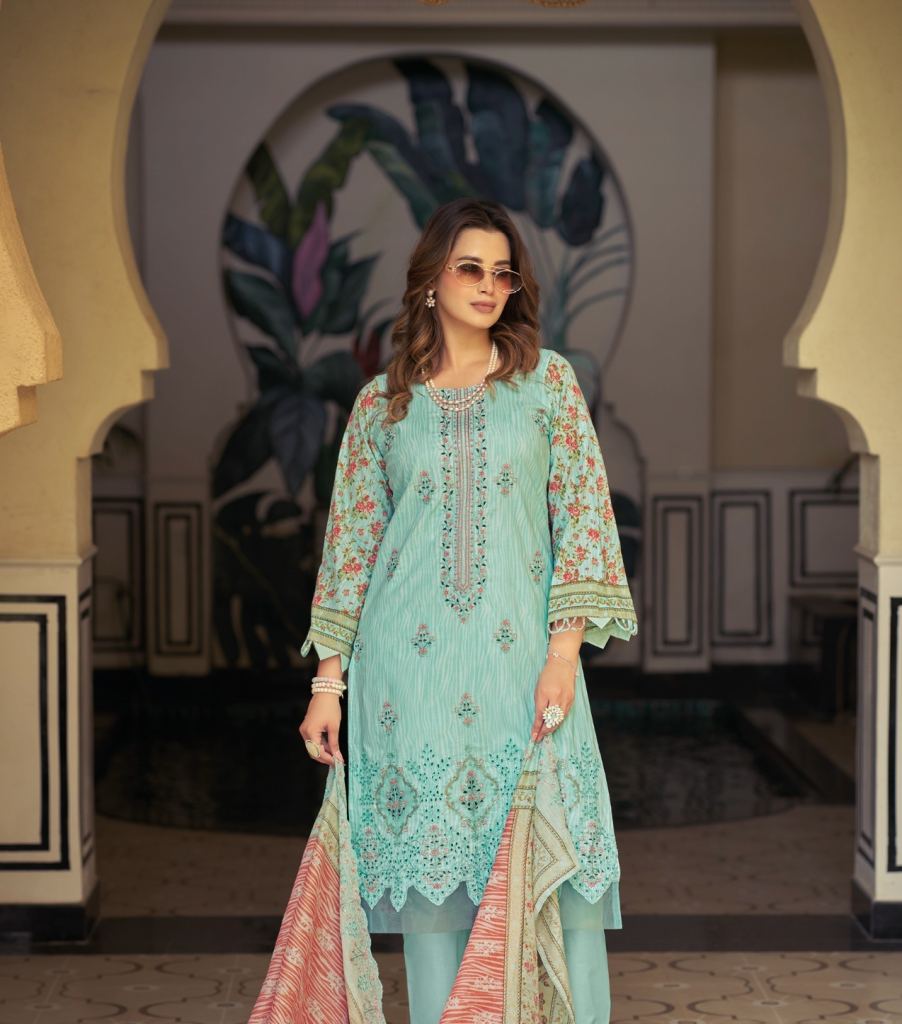 Shree Bin Saeed Lawn Collection Vol 29 Embroidered Pakistani Suit