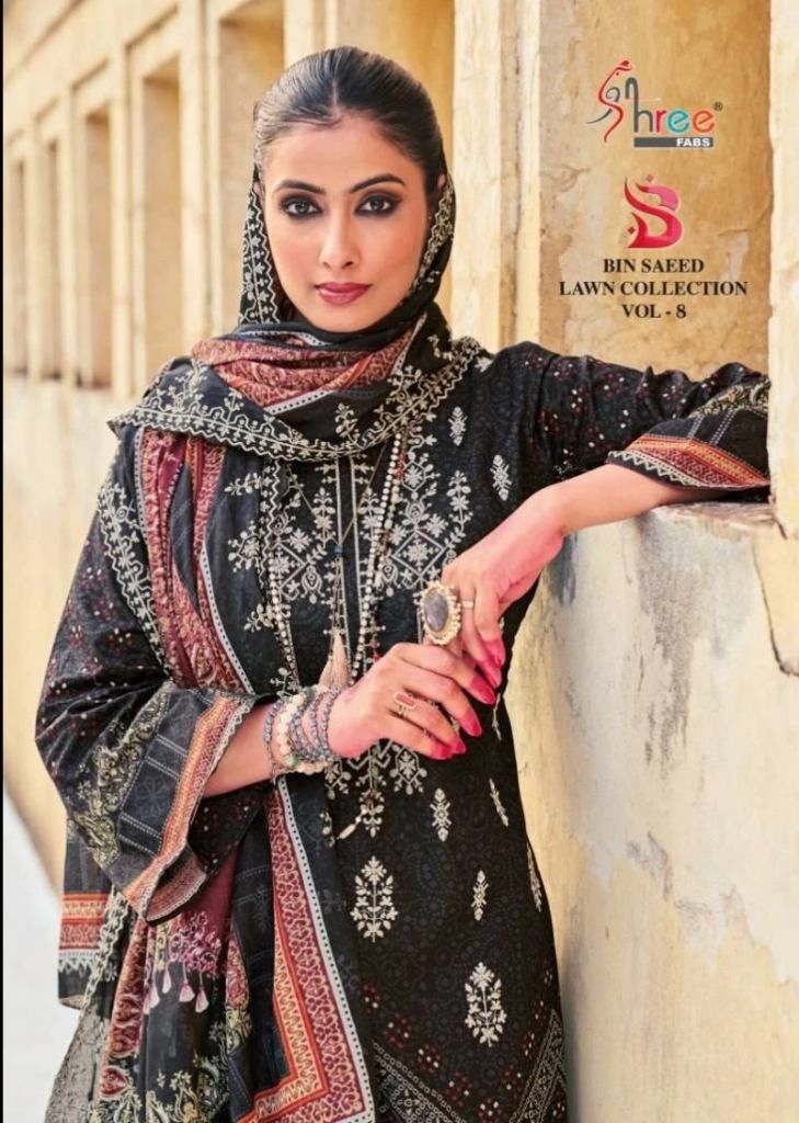 Shree Bin saeed Lawn Collection Vol 8 Pakistani Salwar Suits