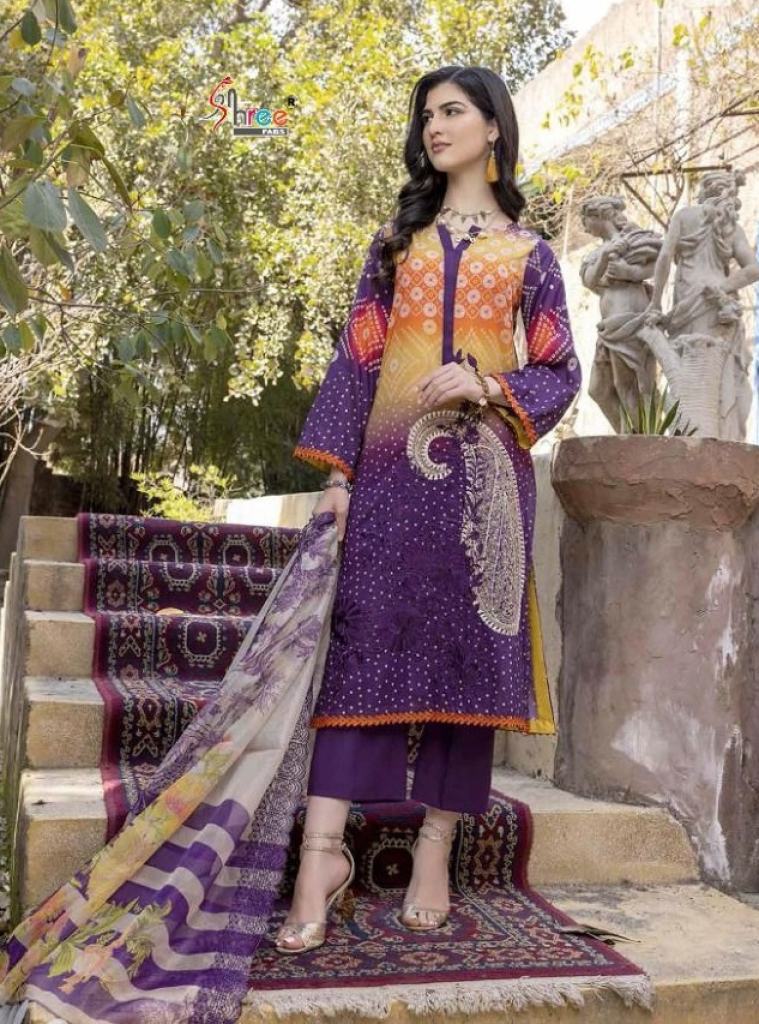 Shree Charizma Anniq Lawn Cotton printed Pakistani Salwar suits