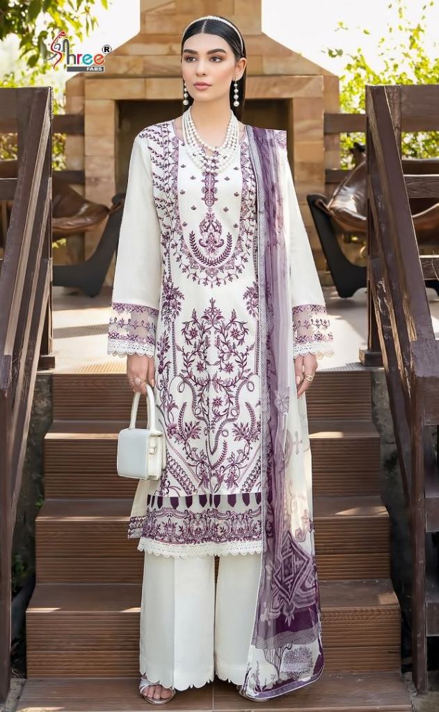Shree Chevron Luxury Lawn Collection Vol 15 Pakistani Suit