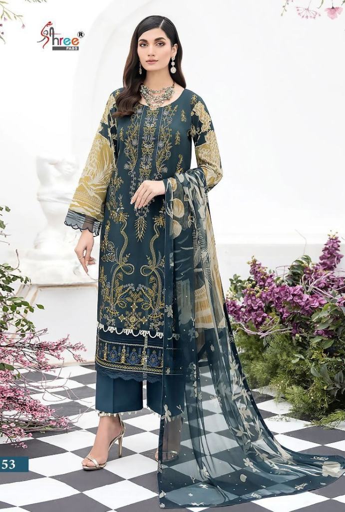 Shree Chevron Luxury Lawn Collection Vol 16 cotton lawn Pakistani Suit collection 