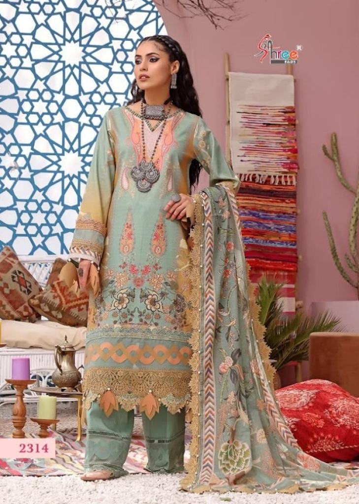 Shree Firdous Premium Collection vol 5 cotton printed Pakistani Salwar Kameez