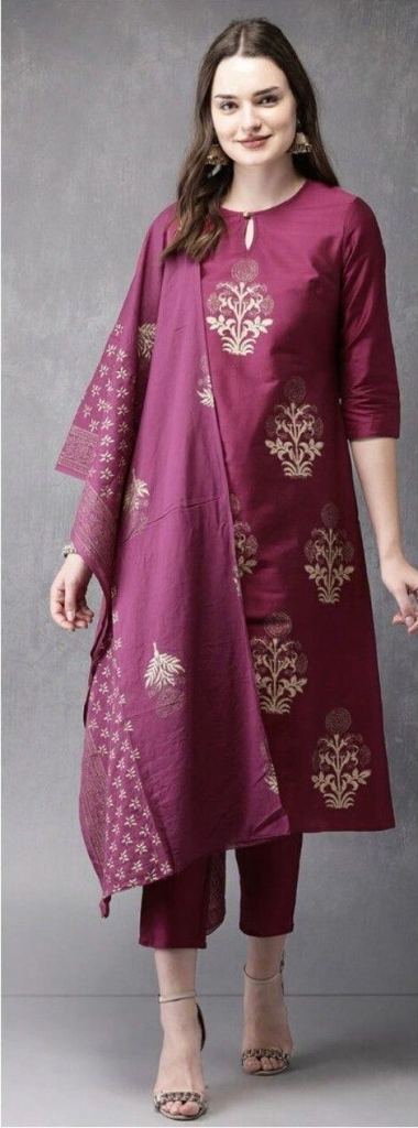 Shree Foil Cotton Kurti