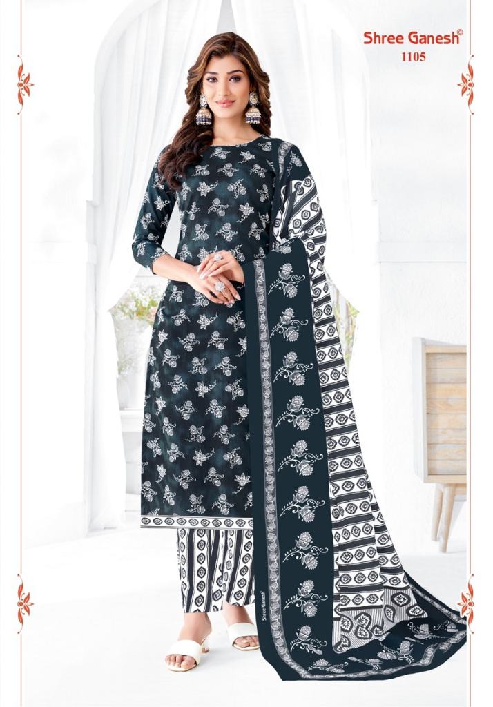 Shree Ganesh Vaani Vol 1 Casual Wear Printed Cotton Dress Materials
