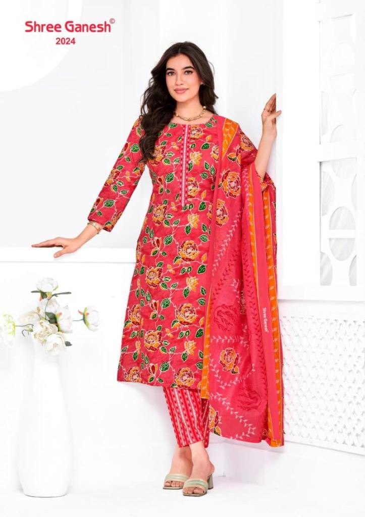 Shree Ganesh Vaani Vol 10 Printed Dress Material
