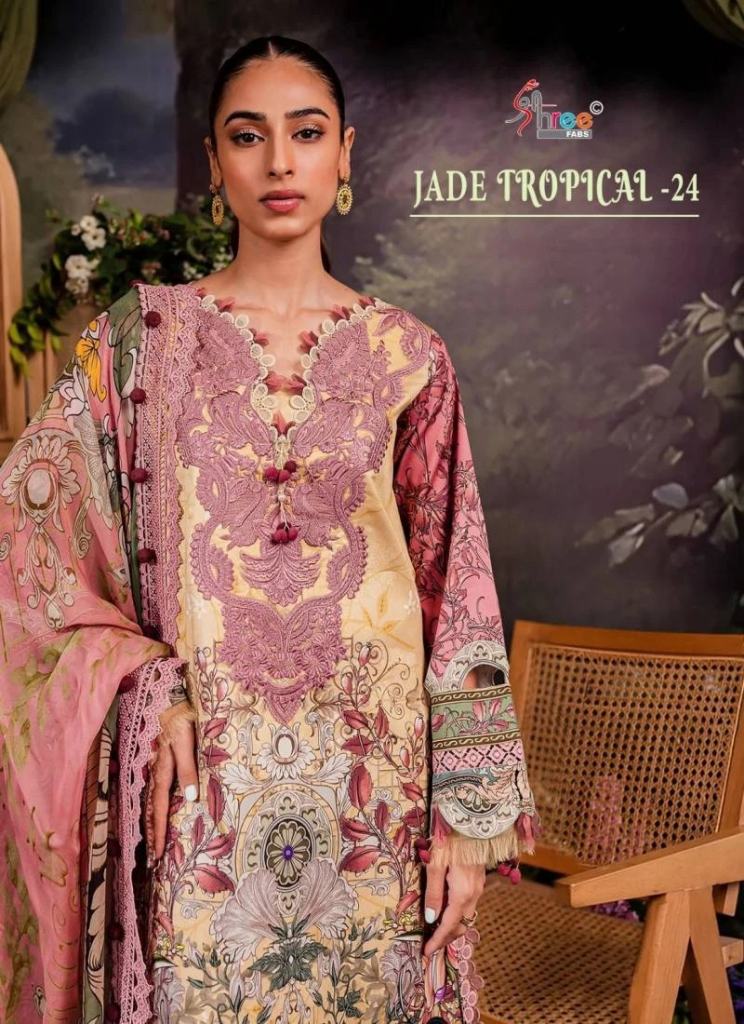 Shree Jade Tropical 24 Pakistani Salwar Suits
