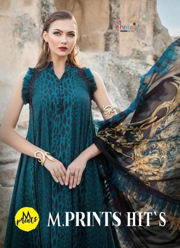 Shree M Print Hits Chiffon Dupatta Pakistani Salwar Kameez