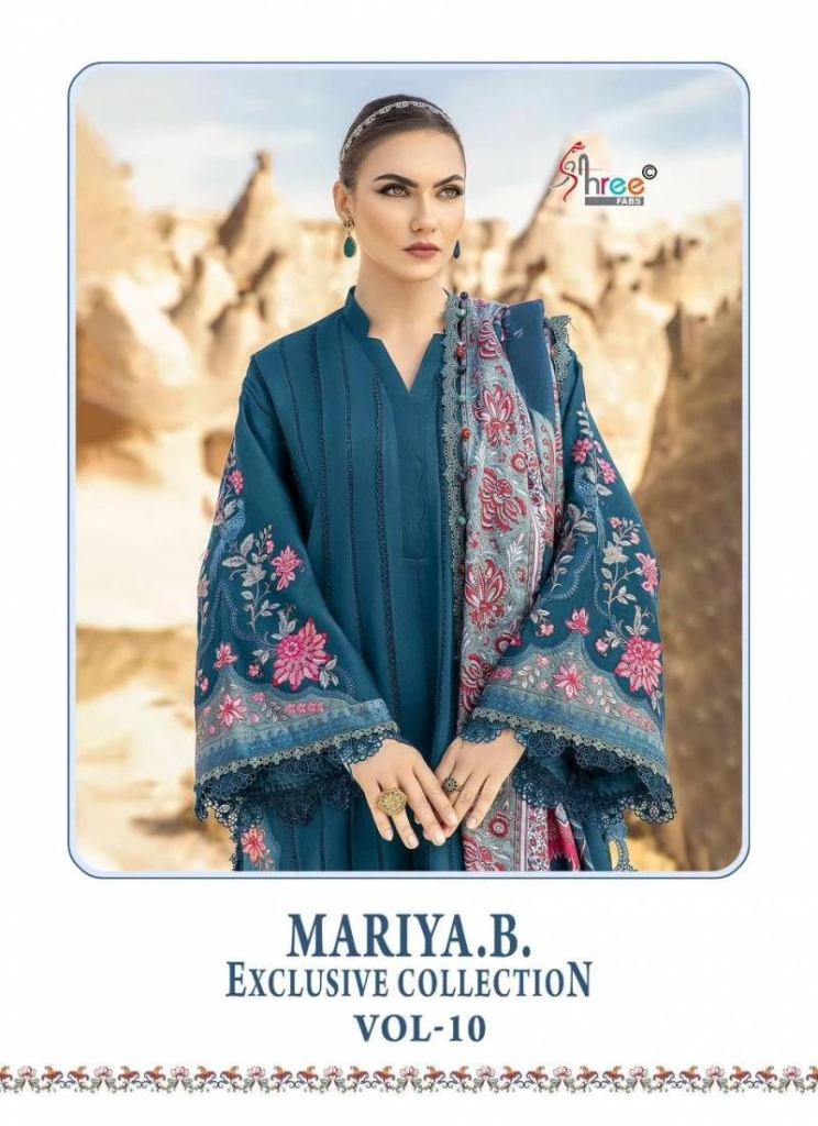 Shree Mariya B Collection Vol 10 Pakistani Suit