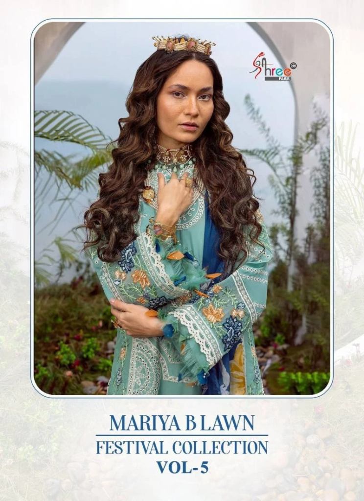 Shree Mariya B Lawn Festival Collection Vol 5 Salwar Suit