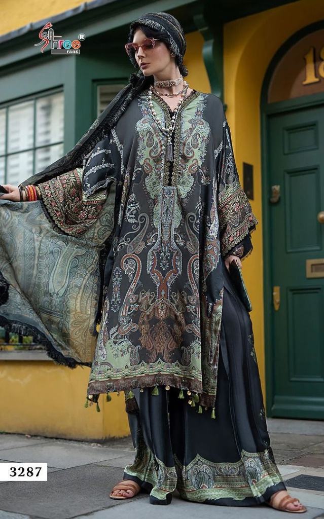 Shree Mariya B Silk Collection Vol 5 Satin Printed Pakistani Suit Collection