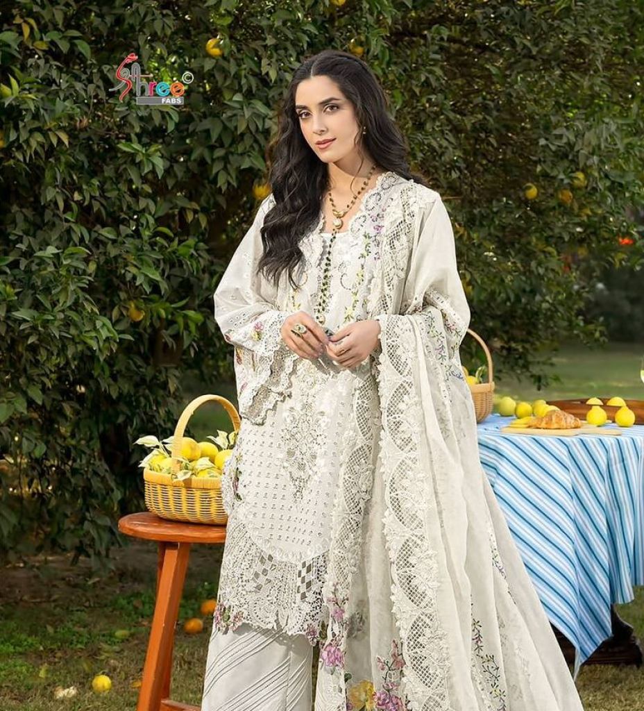 Shree Ombre 4195 To 4200 Cotton Dupatta Pakistani Suit