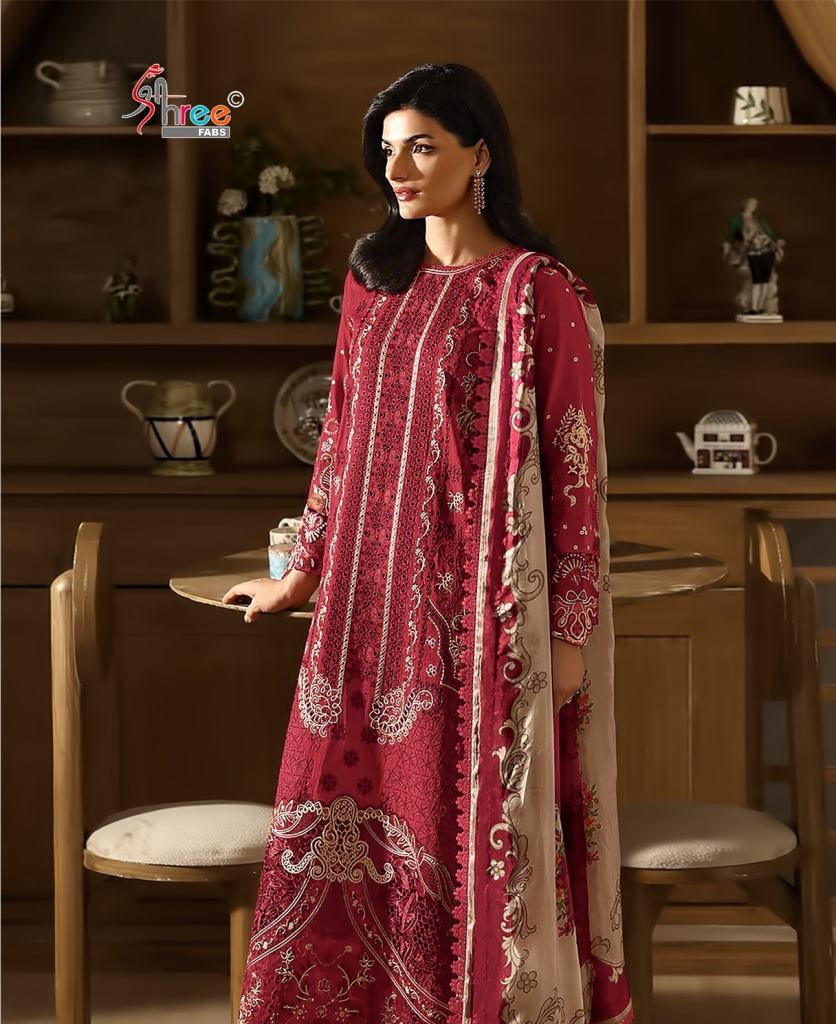 Shree Ombre Lawn Collection 26 Vol 25 Cotton Dupatta Salwar Kameez