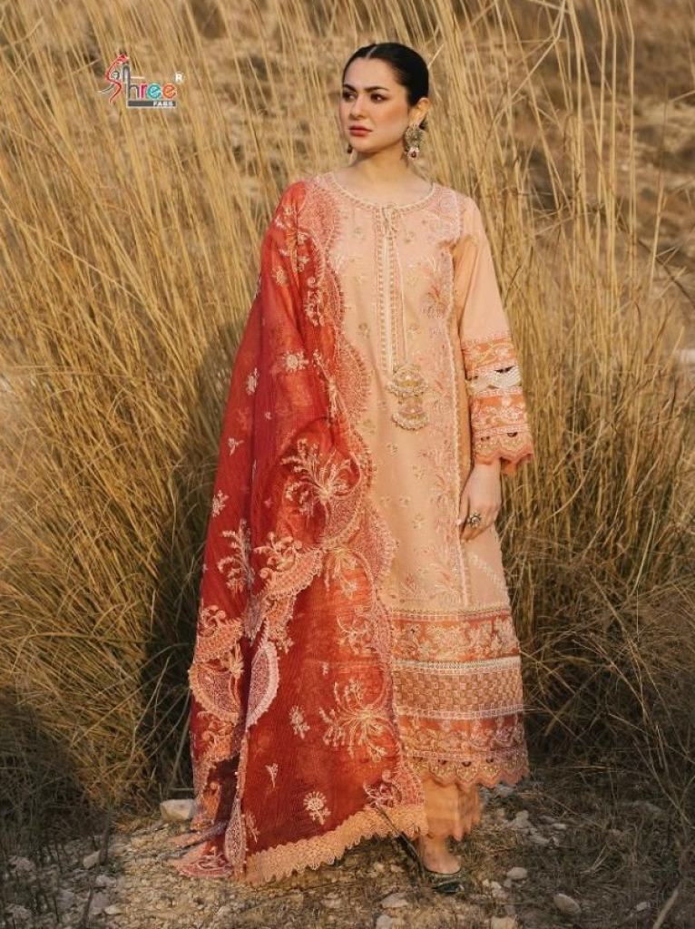 Shree Qalamkar Lawn collection vol 4 lawn cotton embroidery Pakistani Suits