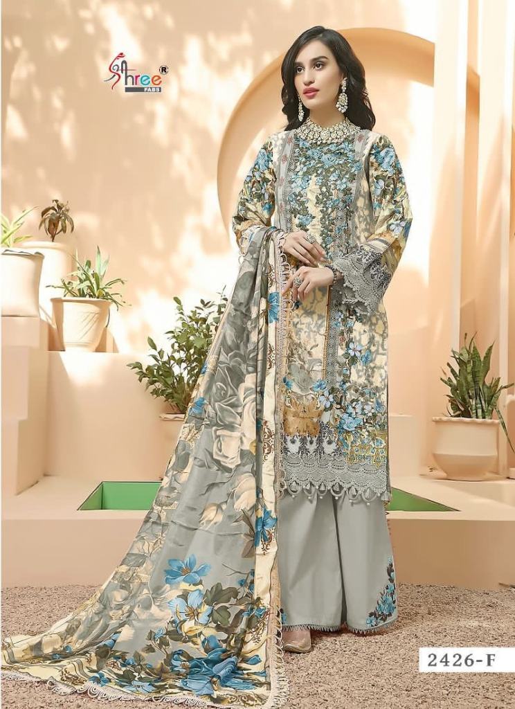 Shree Queens Court Hit Color Edition Chiffon Dupatta Pakistani Suit