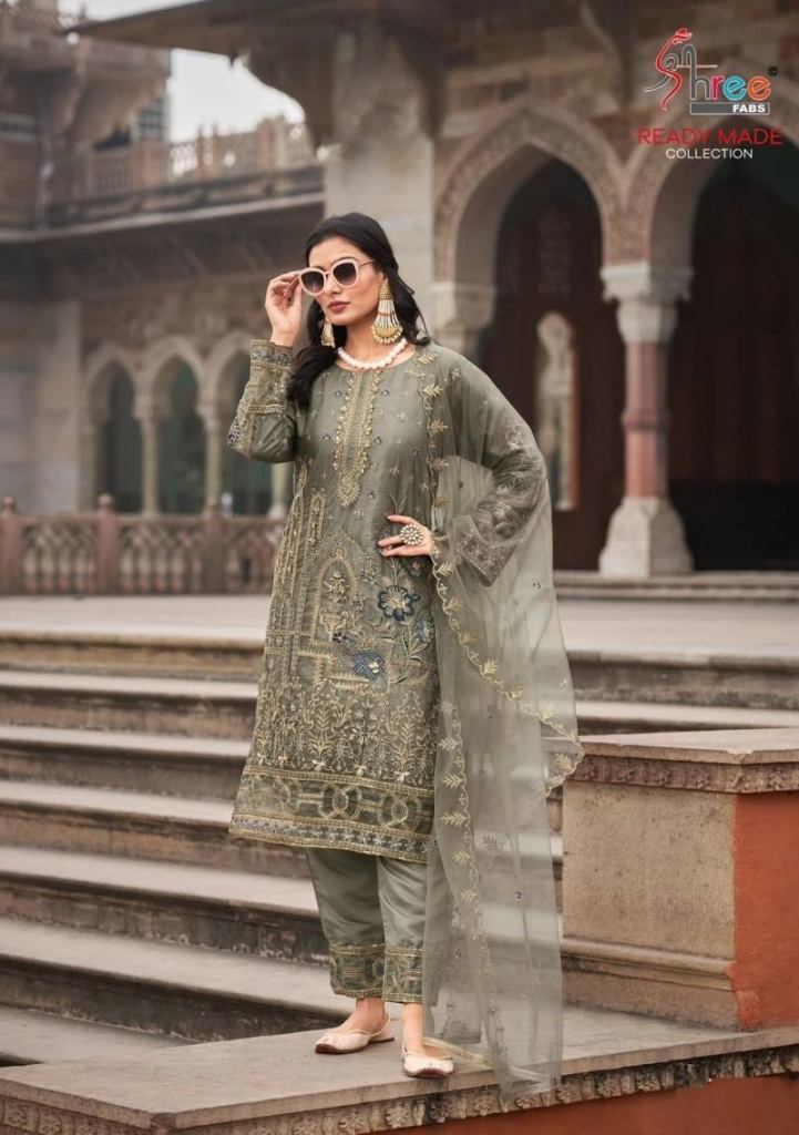 Shree R 1197 Readymade Designer Pakistani Suits
