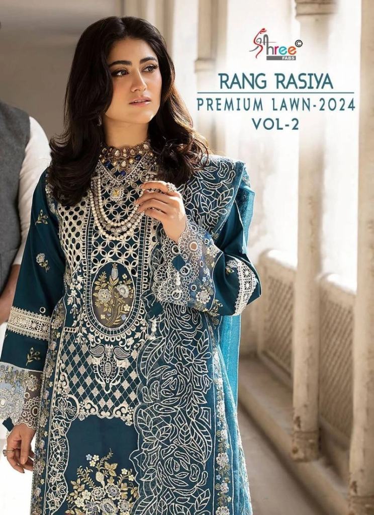 Shree Rang Rasiya Premium Lawn Vol 2 Collection