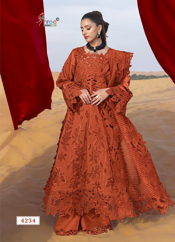 Shree Rang Rasiya Premium Lawn Vol 4 Embroidered Salwar Suit