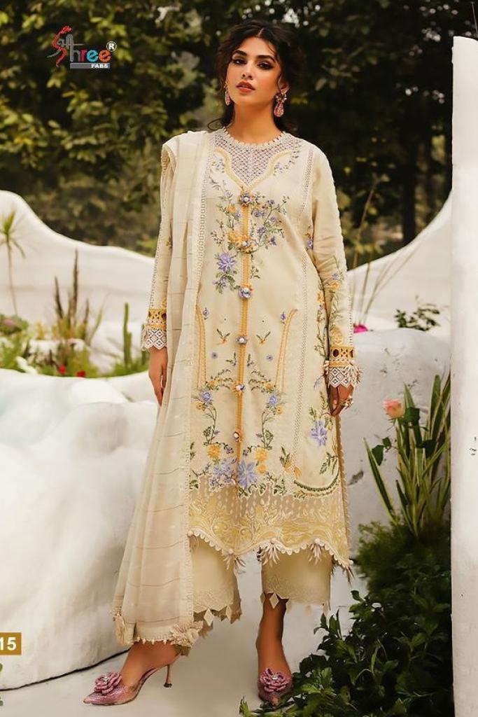 Shree Sana Safinaz Embroidered Lawn Collection Vol 2 Pakistani Suits