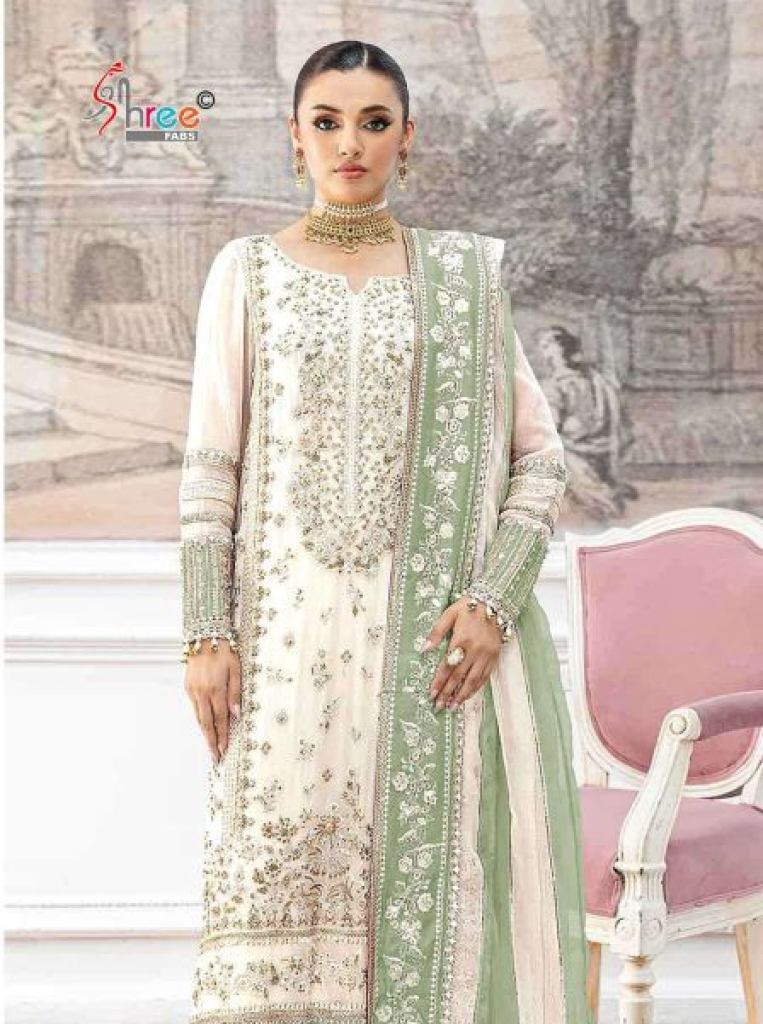 Shree Sf 5609 A To D Embroidered Salwar Kameez