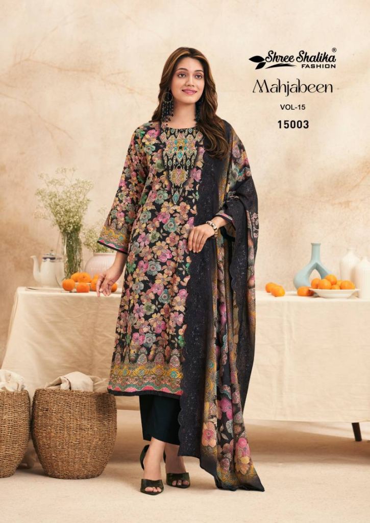 Shree Shalika Mahjabeen Vol 15 Dress Material 