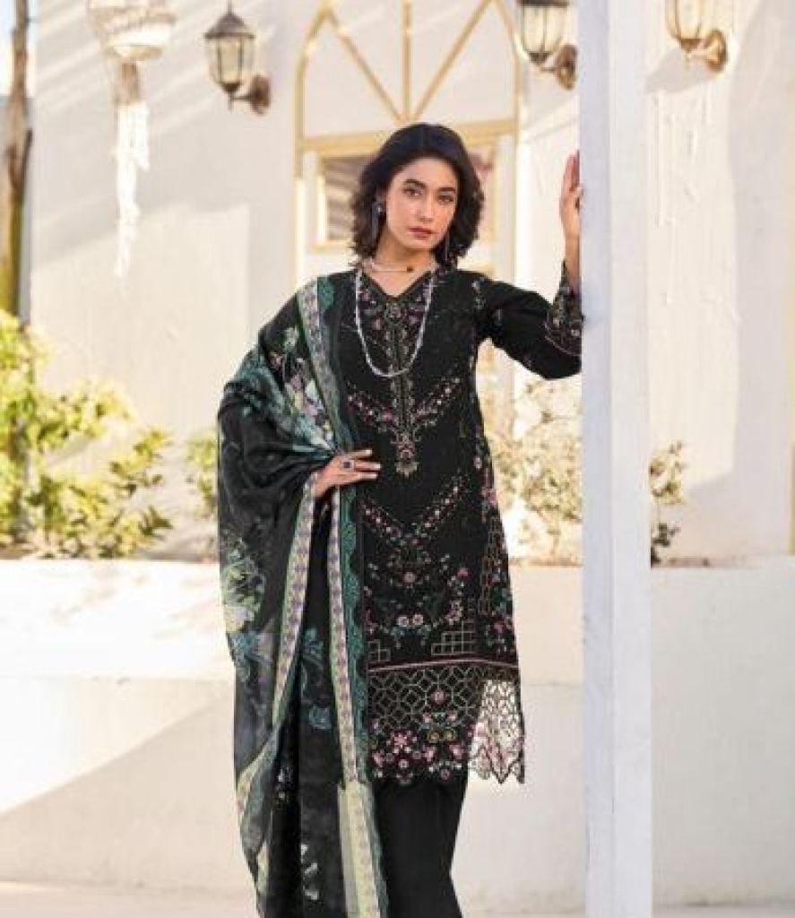Shree Tasrif 1002 Cotton Dupatta Embroidered Salwar Kameez