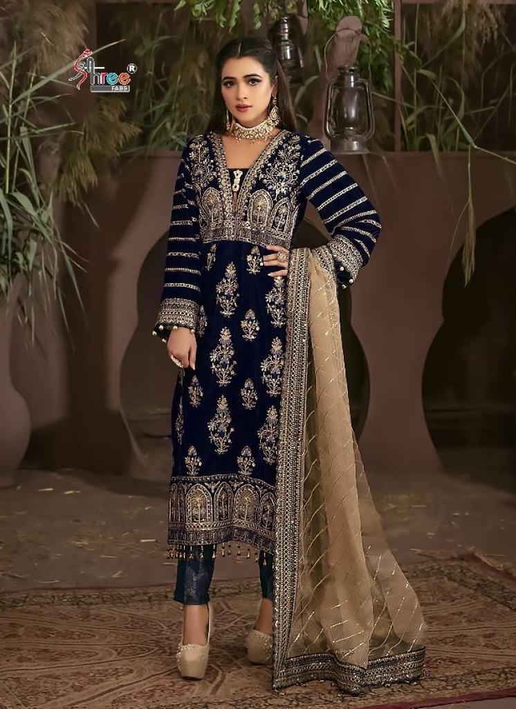 Shree Tawakkal Velvet Collection Pakistani Salwar Kameez collection 