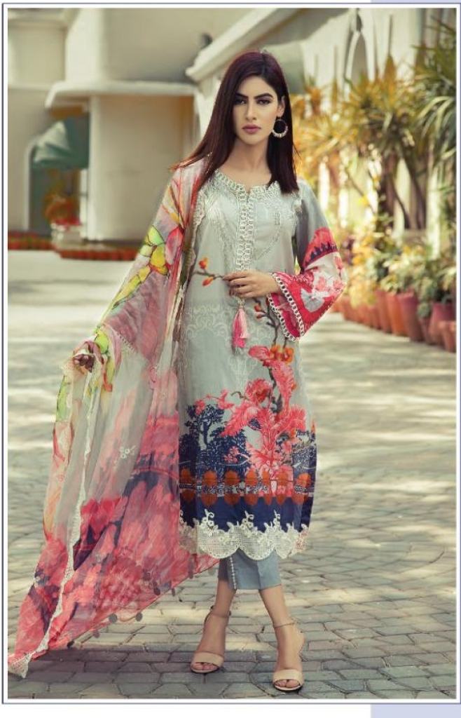 Shree presents  Al Zohaib Lawn  collection Pakistani salwar suits