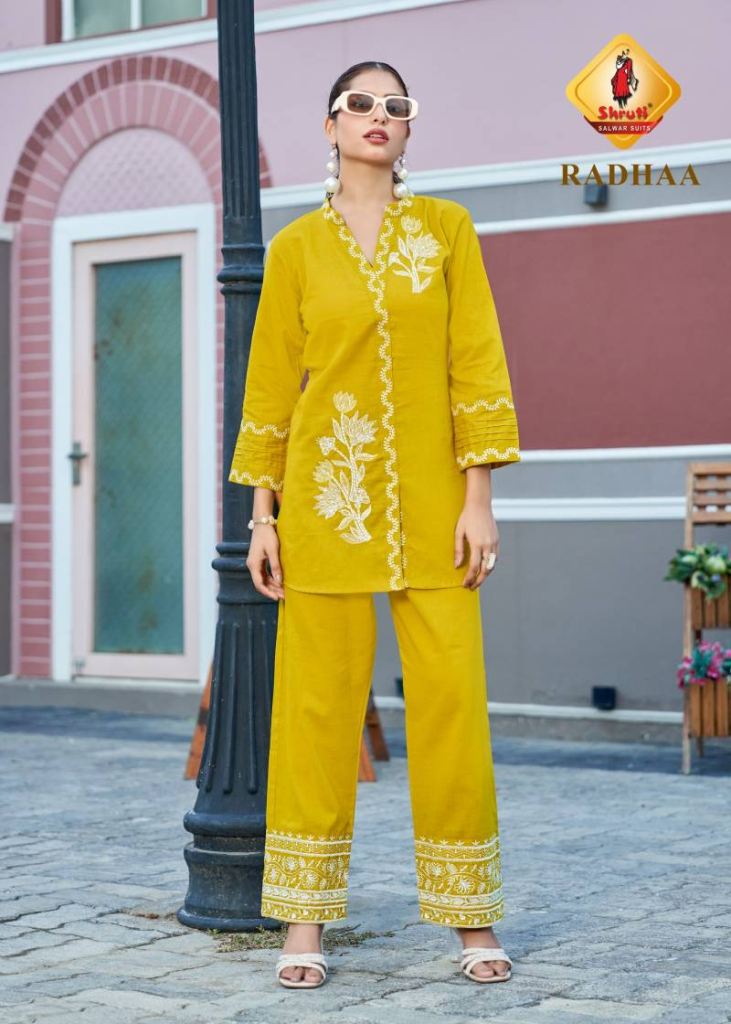 Shruti Once More Vol 7 Soft Cotton Co Ord Set