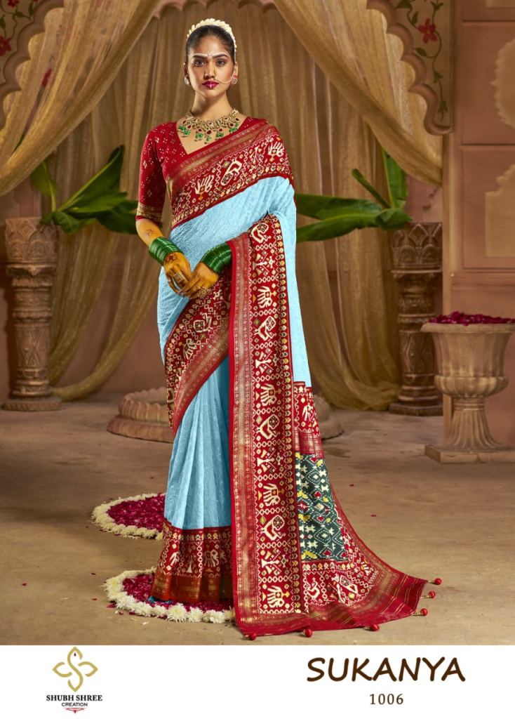 Shubh Shree Sukanya Chikankari Embroidered Saree