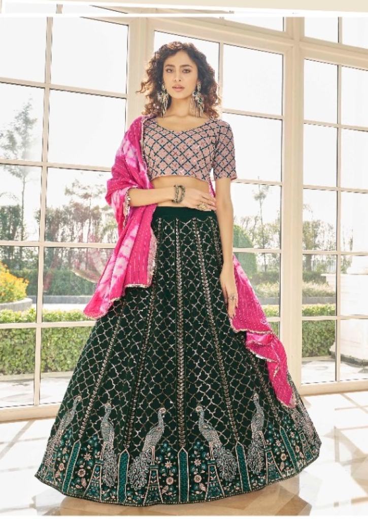 Shubhkala Bridesmaid vol 17 Georgette Embroidery Designer Semi Stitched Lehenga Choli 