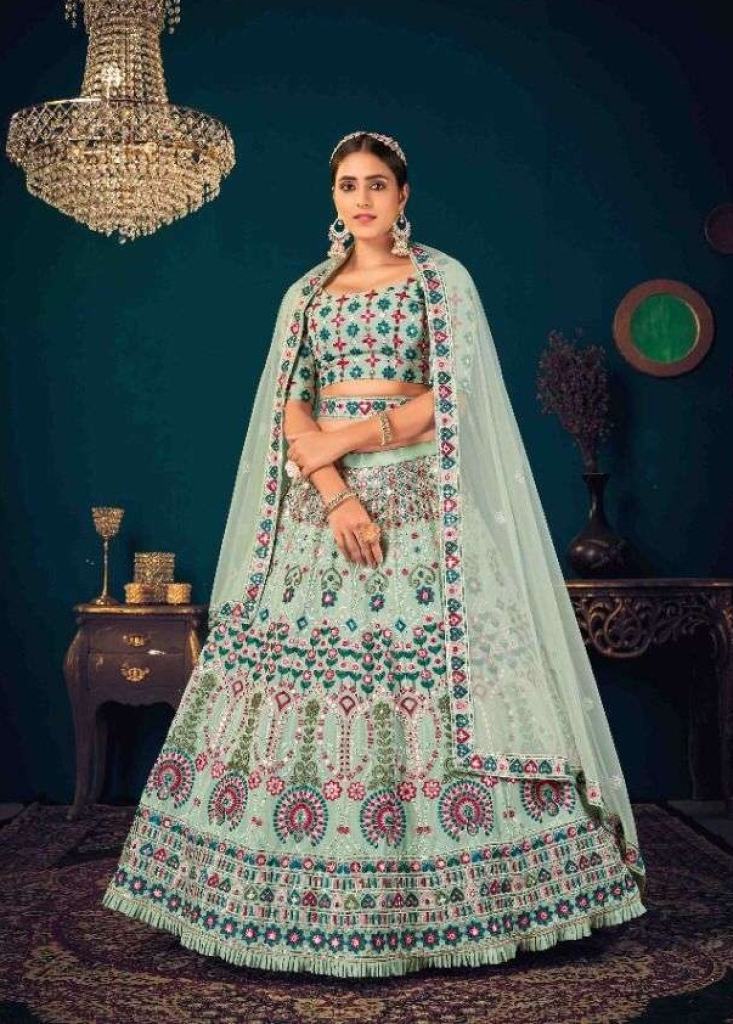 Shubhkala Guldasta Vol-8 Bridal Embroidered Semi Stitched Lehenga Choli Collection