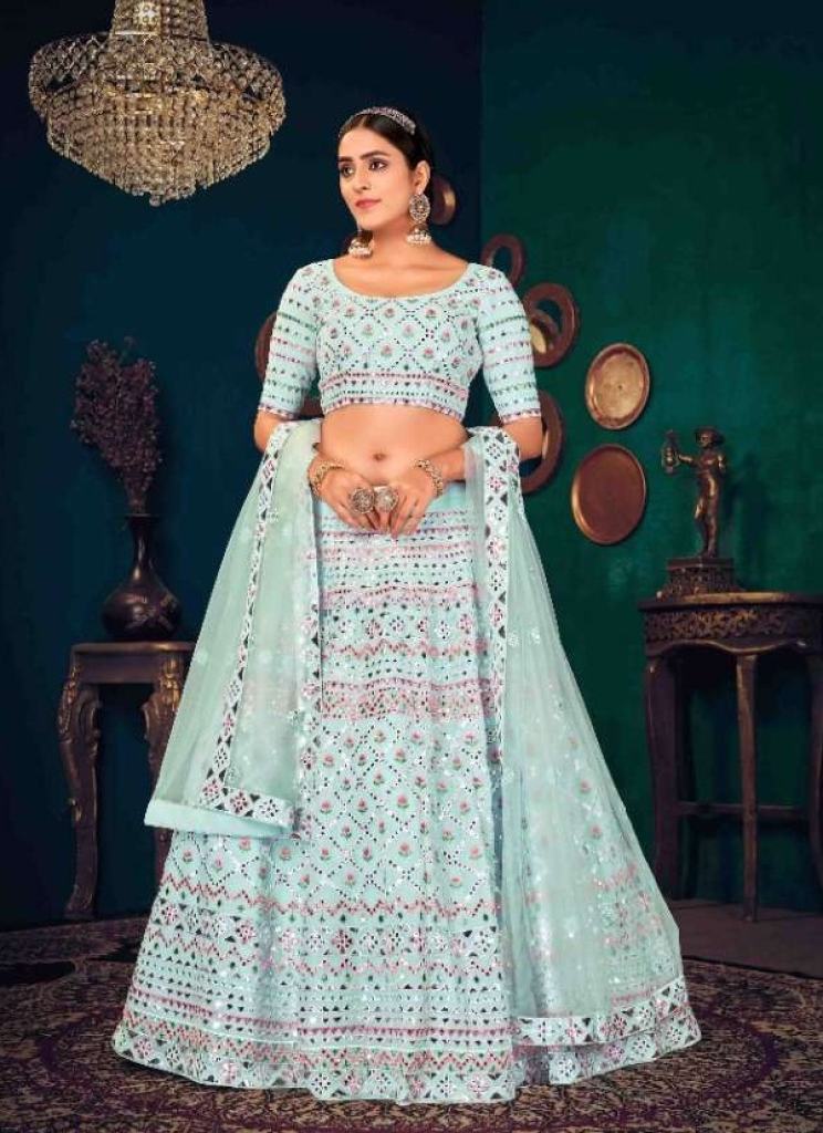 Shubhkala Guldasta Vol-9 Exclusive Bridal Embroidered Semi Stitched Lehenga Choli Collection