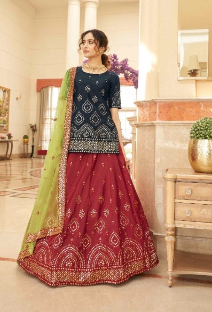 Shubhkala Parampara Vol 2 Party Wear Semi Stitched Lehenga Choli Collection 