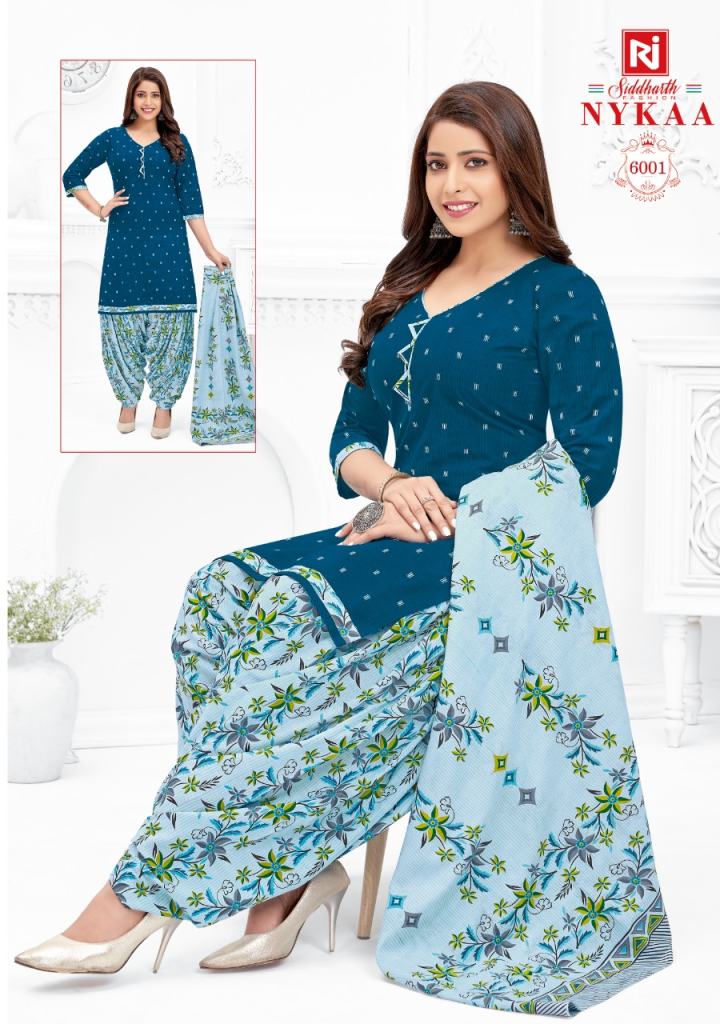 Siddharth Nykaa Vol 6 Ready Made Regular Wear  Dress Material 