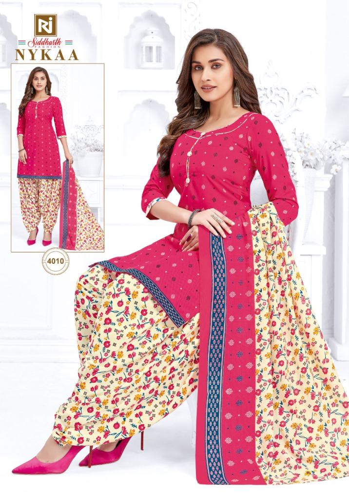 Siddharth Nykaa vol  4 Regular Wear Cotton Printed Dress Material Collection