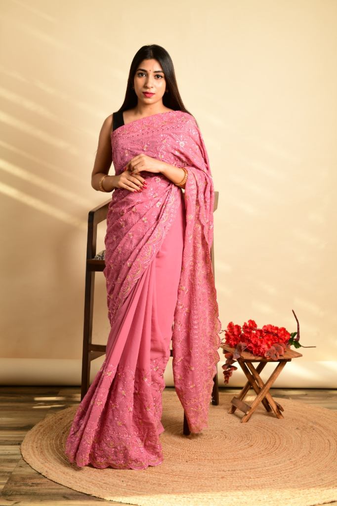 Party wali saree on sale