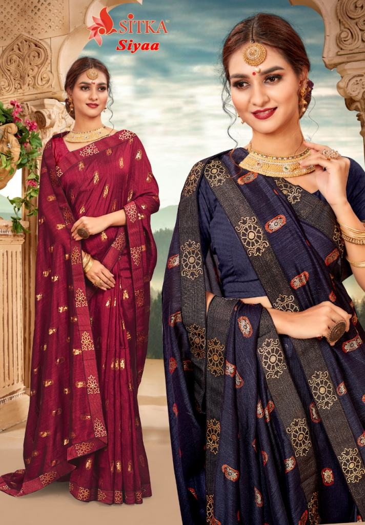 Sitka  presents Siyaa Printed Saree Collection