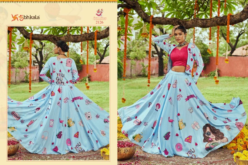 Pure Cotton Plain Lehenga Choli LD3880573