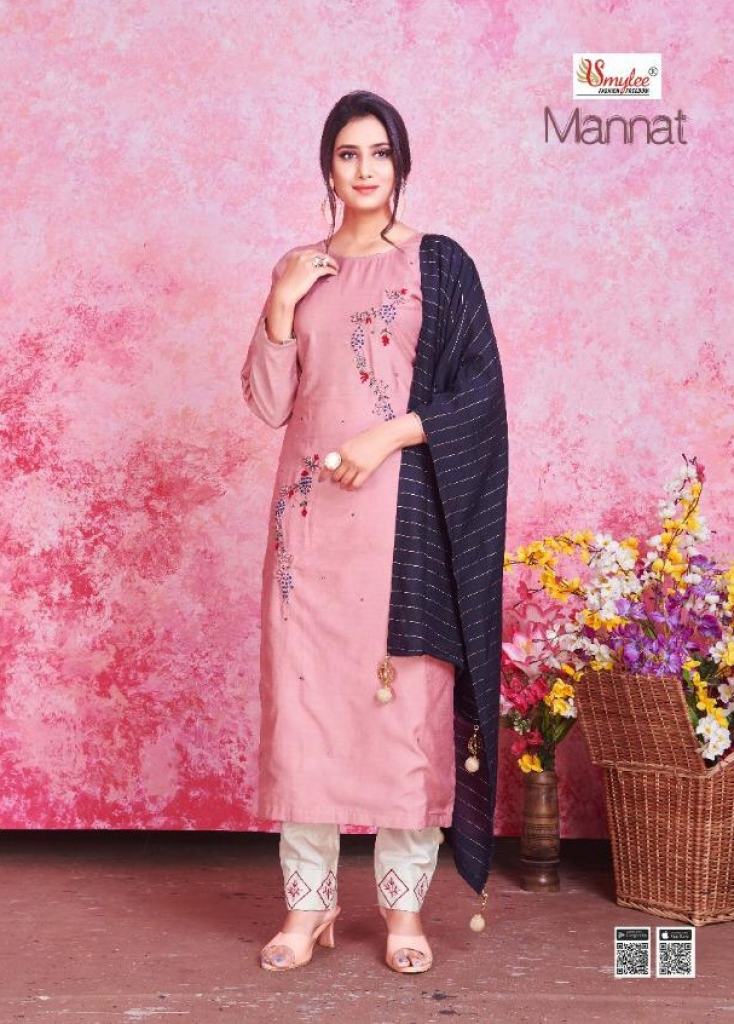 Smylee  presents Mannat  Designer Kurti With Dupatta 