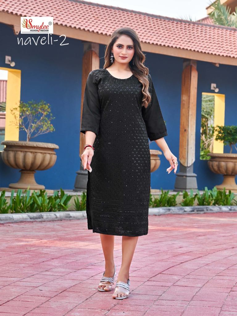 Smylee  Naveli vol 2 Buy wholesale Kurtis catalogue 